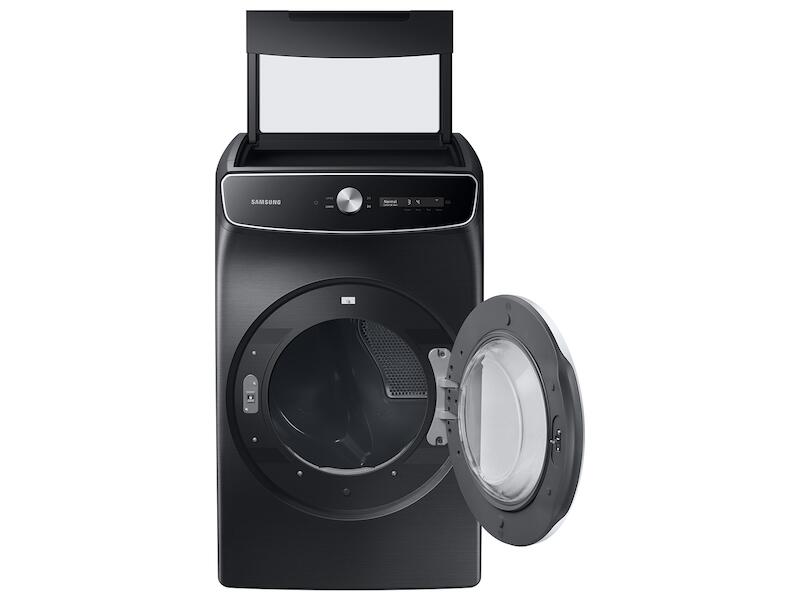 Samsung DVG60A9900V 7.5 Cu. Ft. Smart Dial Gas Dryer With Flexdry™ And Super Speed Dry In Brushed Black