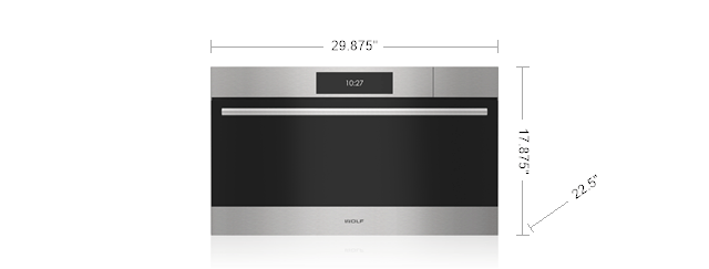 Wolf CSO3050TEST 30" E Series Transitional Convection Steam Oven