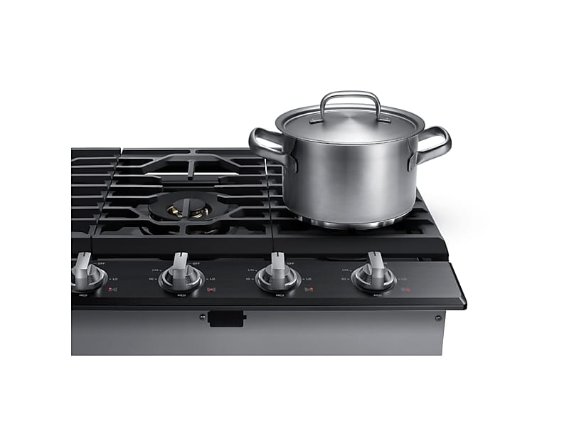 Samsung NA30N7755TG 30" Gas Cooktop With 22K Btu Dual Power Burner In Black Stainless Steel