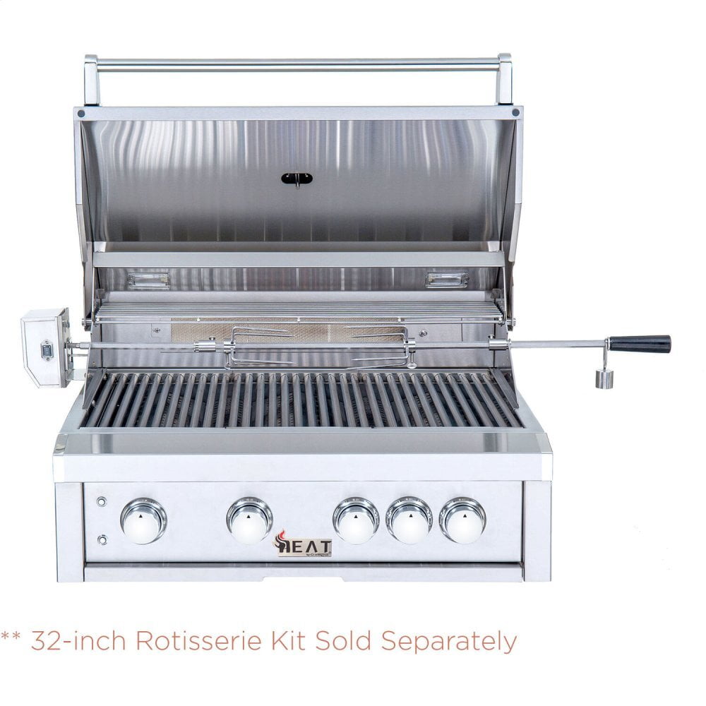Heat Grills HTGR324NG Heat 32" 4-Burner Gas Grill W/ Infrared Burner - Ng