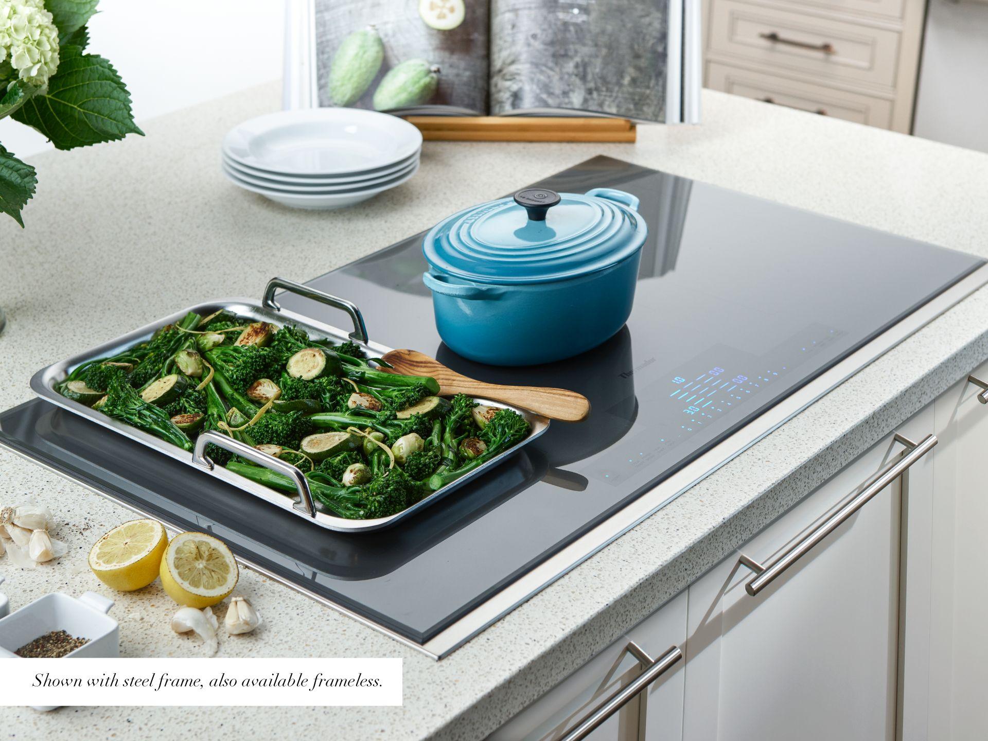 Thermador CIT367YM Liberty® Induction Cooktop 36'' Silver Mirror, Surface Mount Without Frame Cit367Ym
