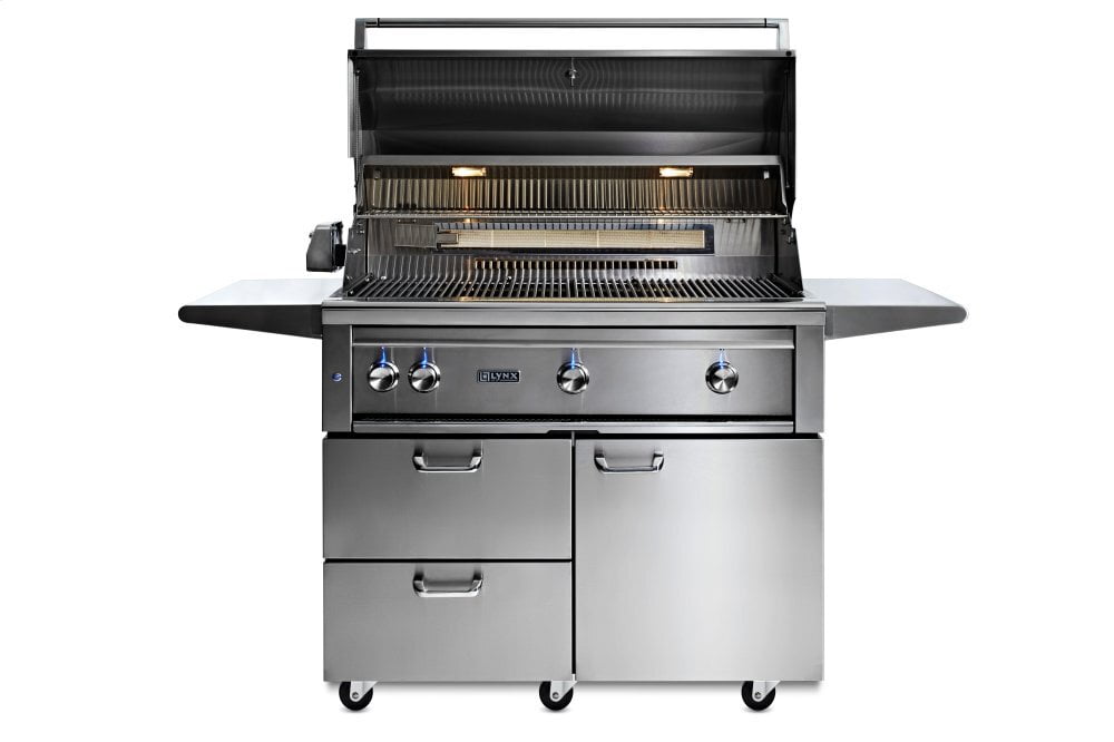 Lynx L42ATRFNG 42" Lynx Professional All Trident Freestanding Grill Rotisserie, Ng