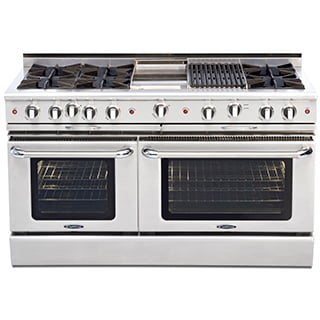 Capital CGSR604BB2 Culinarian 60" Gas Self Clean Range