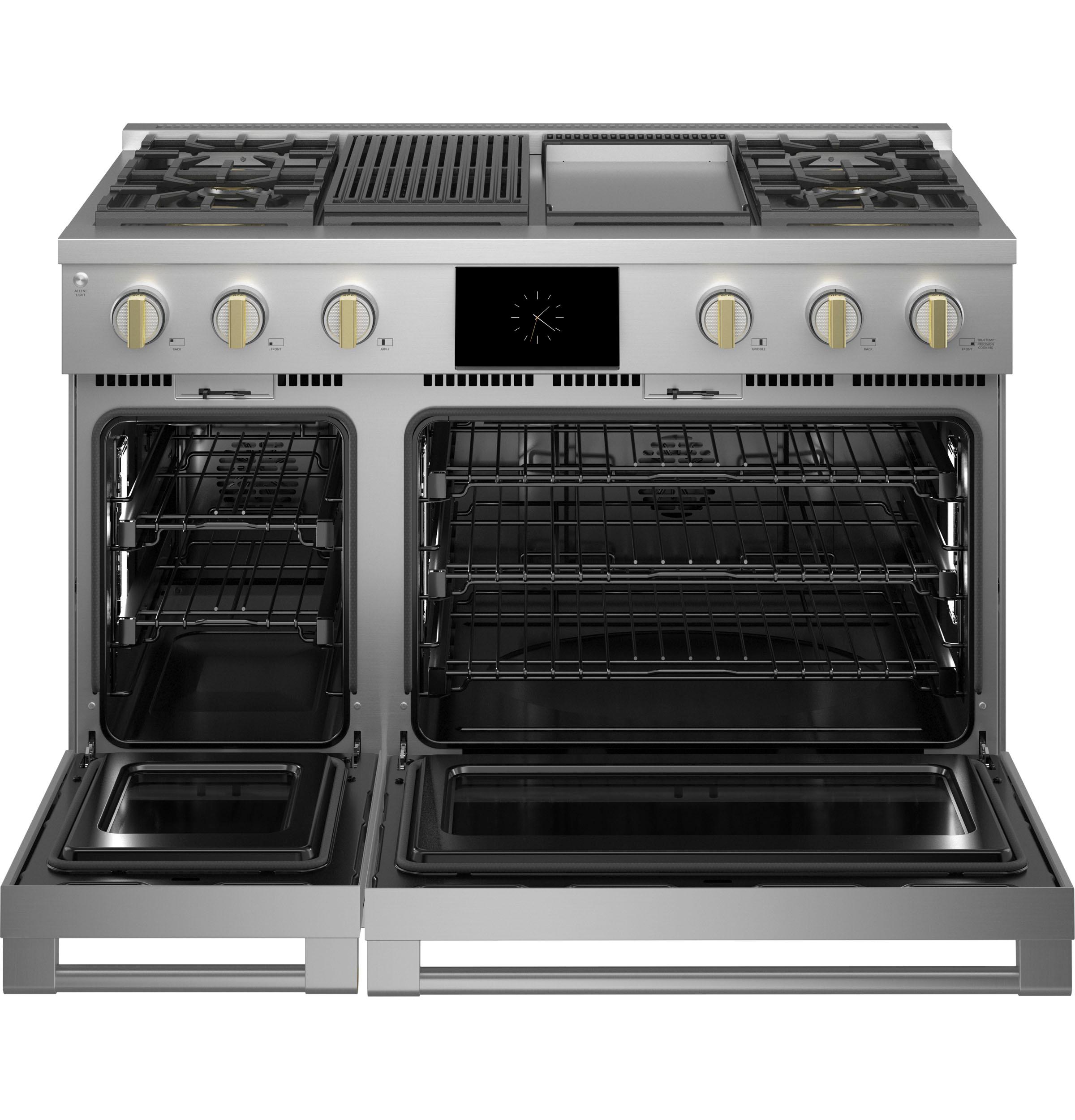 Monogram ZDP484NGTSS Monogram 48" Dual-Fuel Professional Range With 4 Burners, Grill, And Griddle