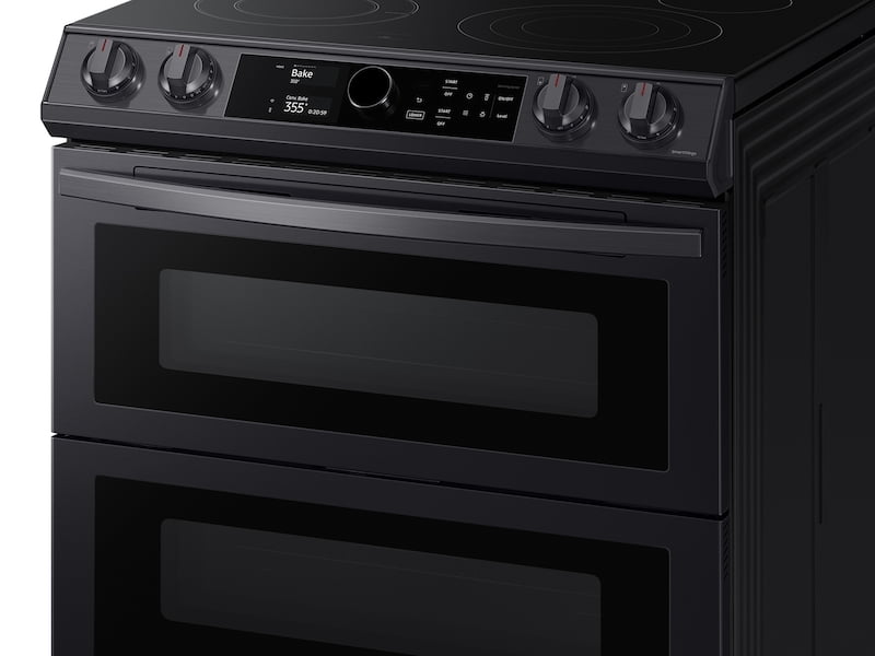 Samsung NE63T8751SG 6.3 Cu. Ft. Flex Duo™ Front Control Slide-In Electric Range With Smart Dial, Air Fry & Wi-Fi In Black Stainless Steel