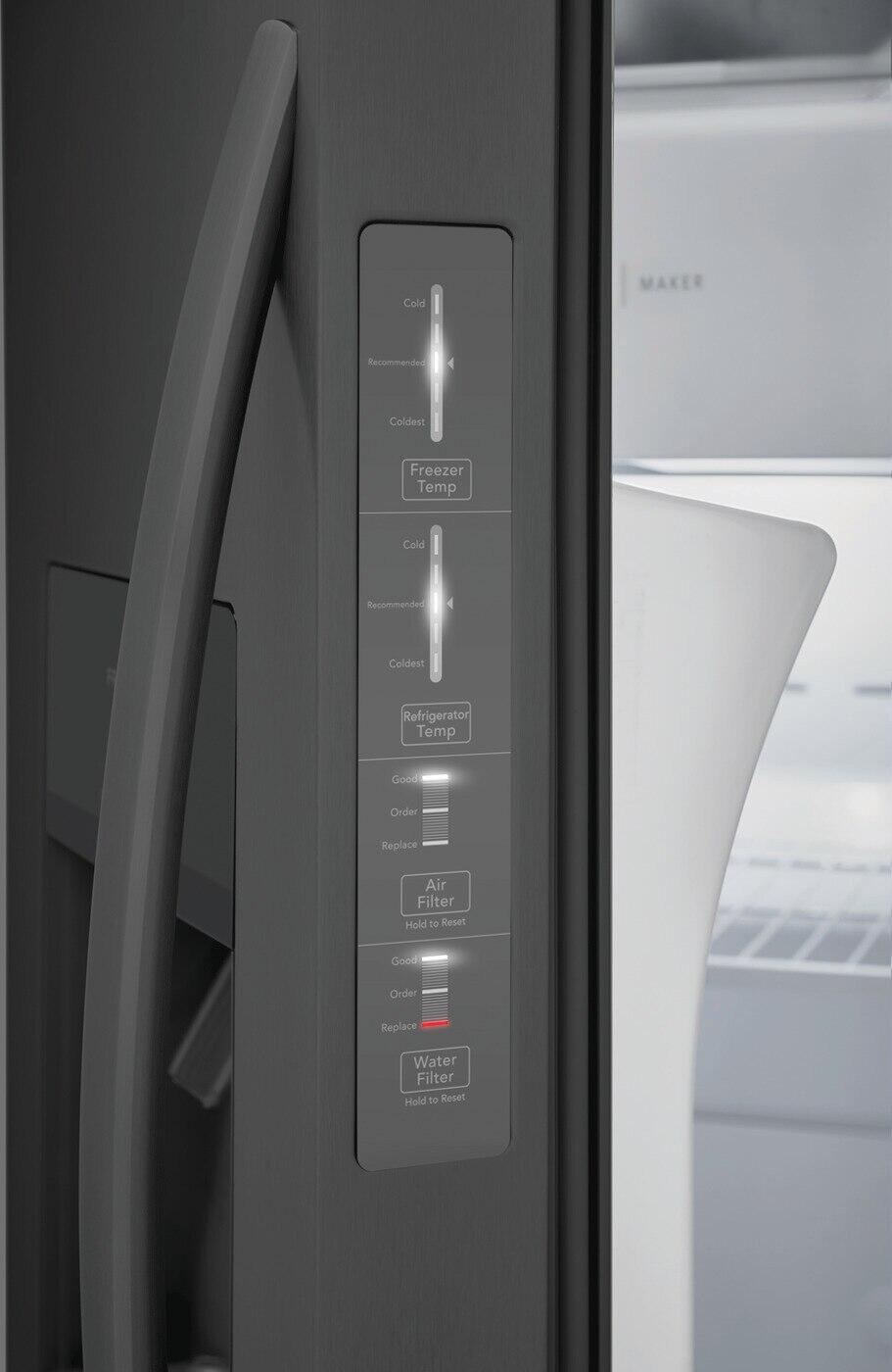 Frigidaire FRSS2623AD Frigidaire 25.6 Cu. Ft. 36'' Standard Depth Side By Side Refrigerator