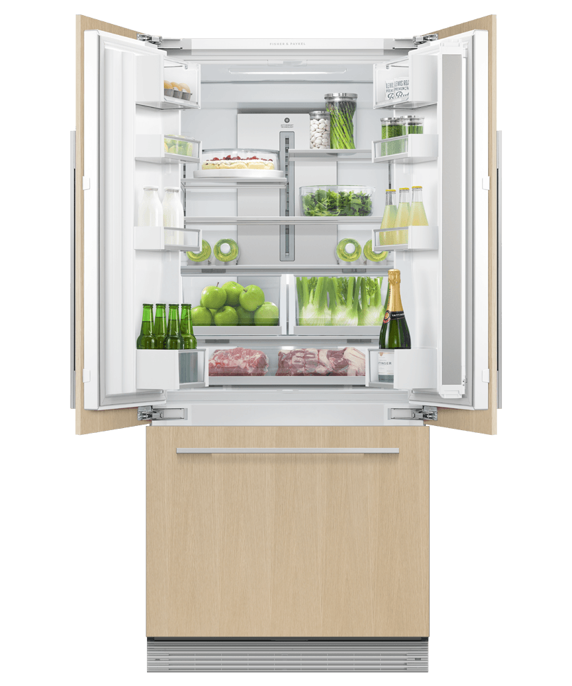 Fisher & Paykel RS32A72J1 Integrated French Door Refrigerator Freezer, 32", Ice