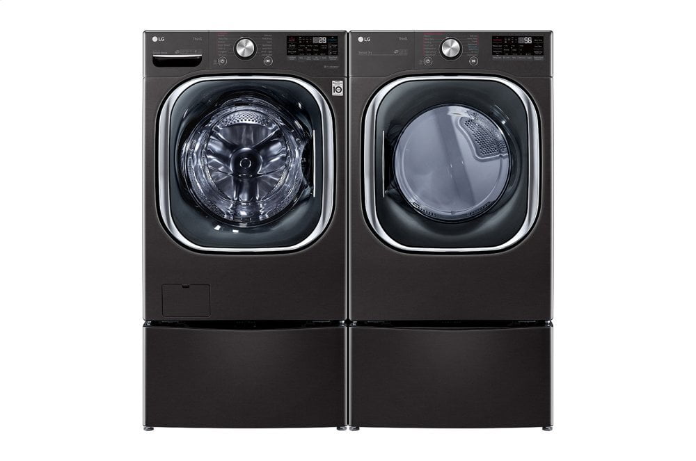 Lg DLGX4501B 7.4 Cu. Ft. Ultra Large Capacity Smart Wi-Fi Enabled Front Load Gas Dryer With Turbosteam™ And Built-In Intelligence