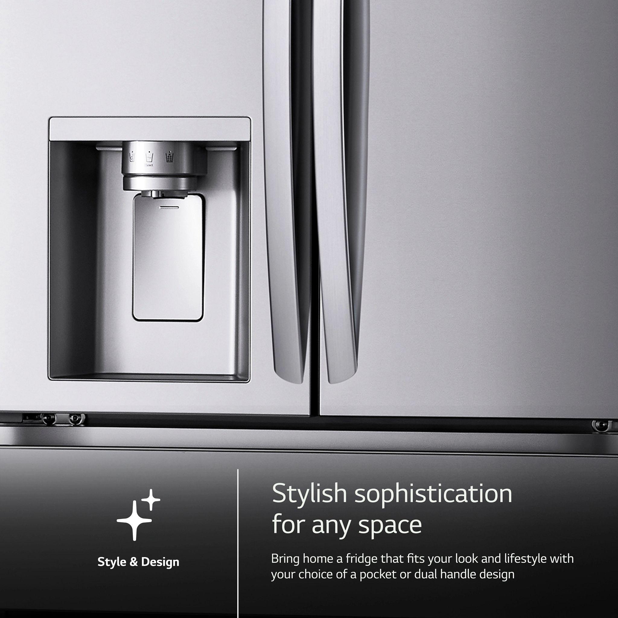 Lg LF29H8330S 29 Cu. Ft. Smart Standard-Depth Max™ 4-Door French Door Refrigerator With Full-Convert Drawer™