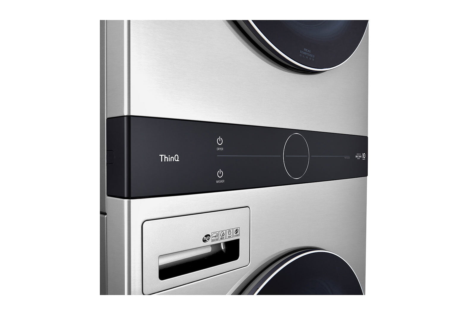 Lg WSEX200HNA Lg Studio Single Unit Front Load Washtower™ With Center Control™ 5.0 Cu. Ft. Washer And 7.4 Cu. Ft. Electric Dryer