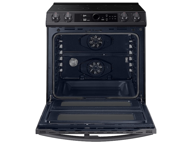 Samsung NE63T8751SG 6.3 Cu. Ft. Flex Duo™ Front Control Slide-In Electric Range With Smart Dial, Air Fry & Wi-Fi In Black Stainless Steel