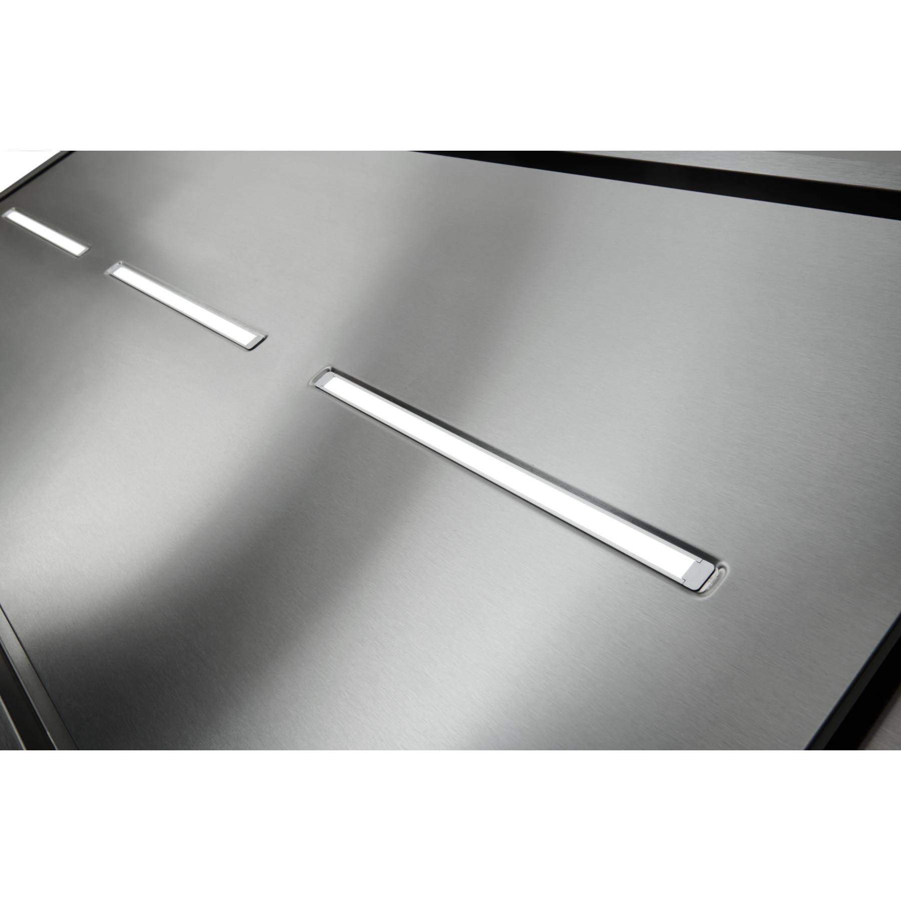Best Range Hoods HBC163ESS 63-Inch Brushed Stainless Steel Ceiling Mounted Range Hood With Led Light, Choice Of Blowers Sold Separately (Hbc1 Series)