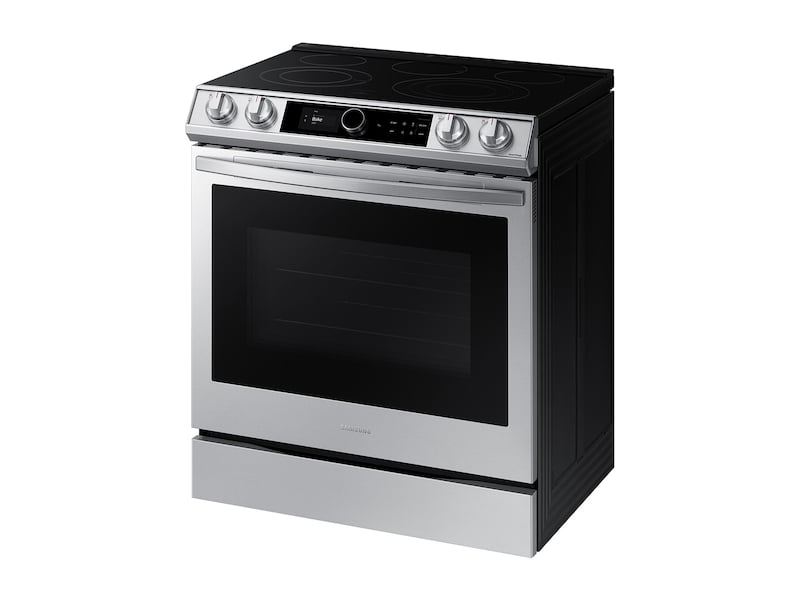 Samsung NE63T8711SS 6.3 Cu. Ft. Front Control Slide-In Electric Range With Smart Dial, Air Fry & Wi-Fi In Stainless Steel
