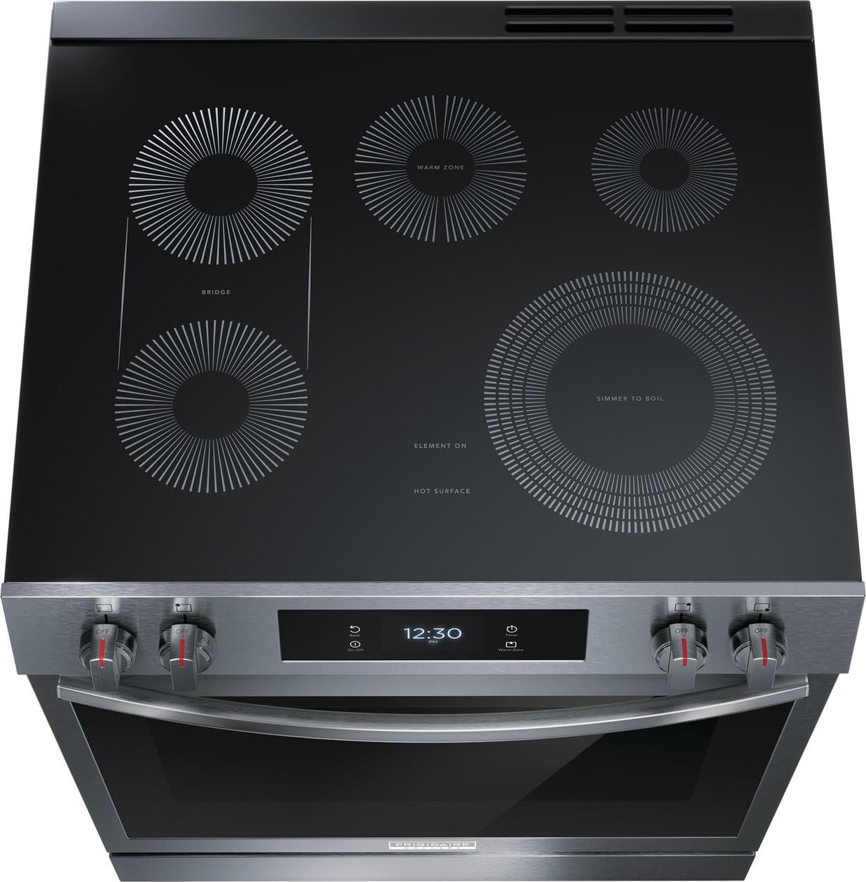 Frigidaire GCFE3060BD Frigidaire Gallery 30" Front Control Electric Range With Total Convection