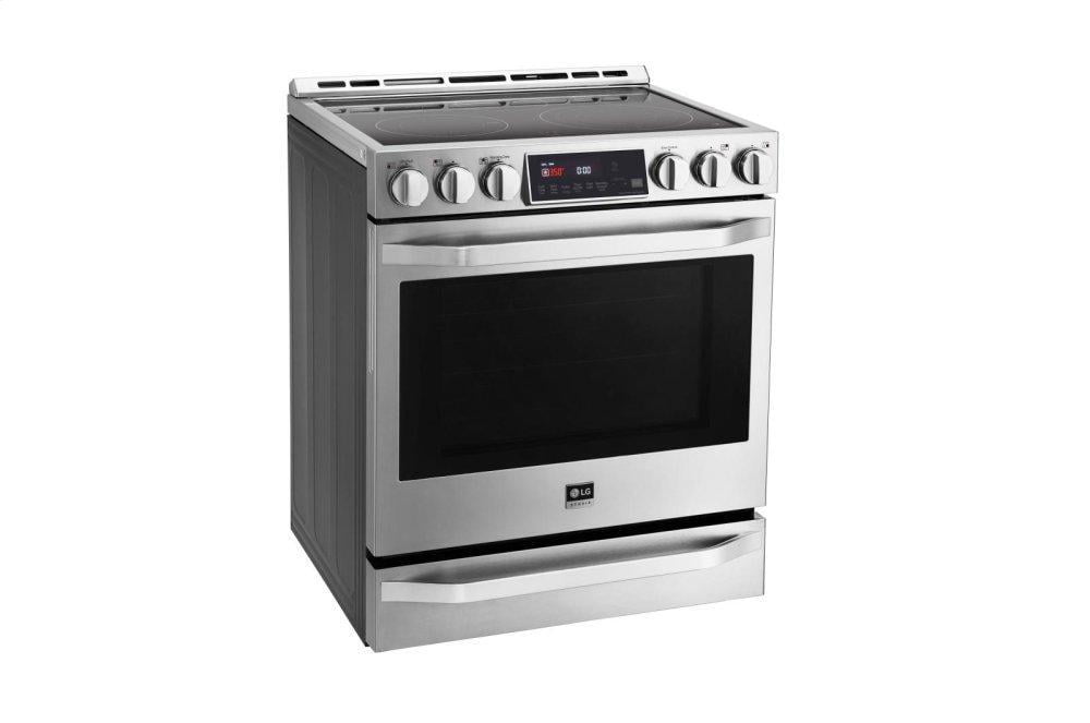 Lg LSSE3027ST Lg Studio 6.3 Cu. Ft. Electric Single Oven Slide-In-Range With Probake Convection®
