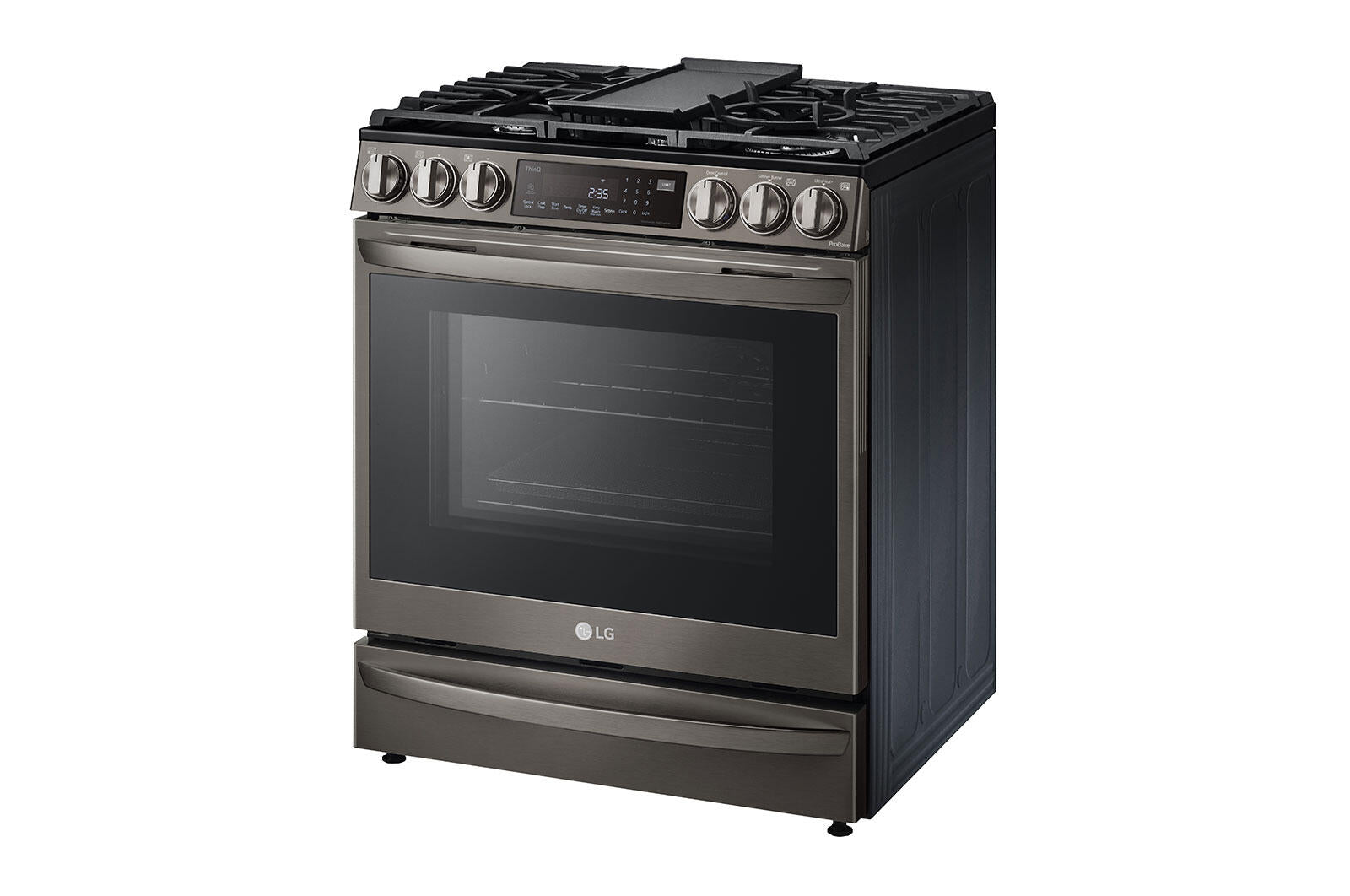 Lg LSGL6337D 6.3 Cu Ft. Smart Wi-Fi Enabled Probake Convection® Instaview™ Gas Slide-In Range With Air Fry