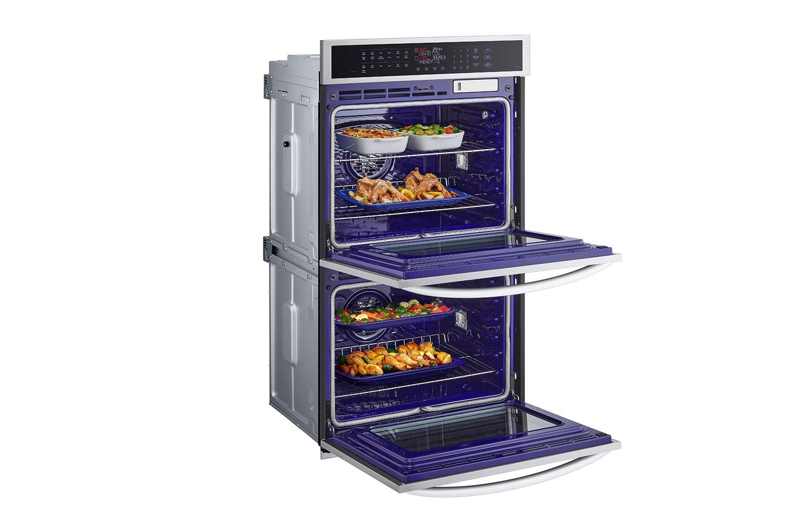 Lg WDEP9427F 9.4 Cu. Ft. Smart Double Wall Oven With Instaview®, True Convection, Air Fry, And Steam Sous Vide