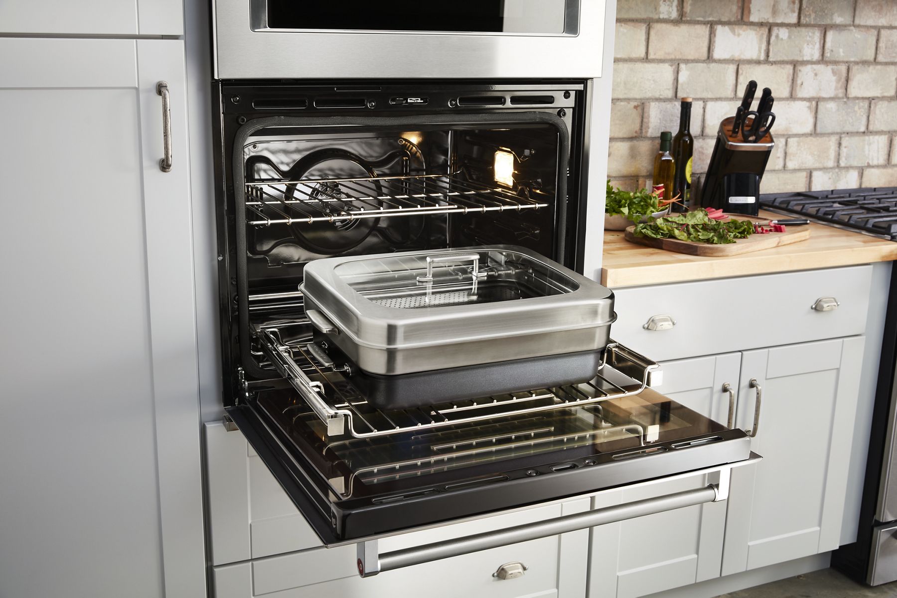Kitchenaid KOCE900HSS Smart Oven+ 30" Combination Oven With Powered Attachments - Stainless Steel