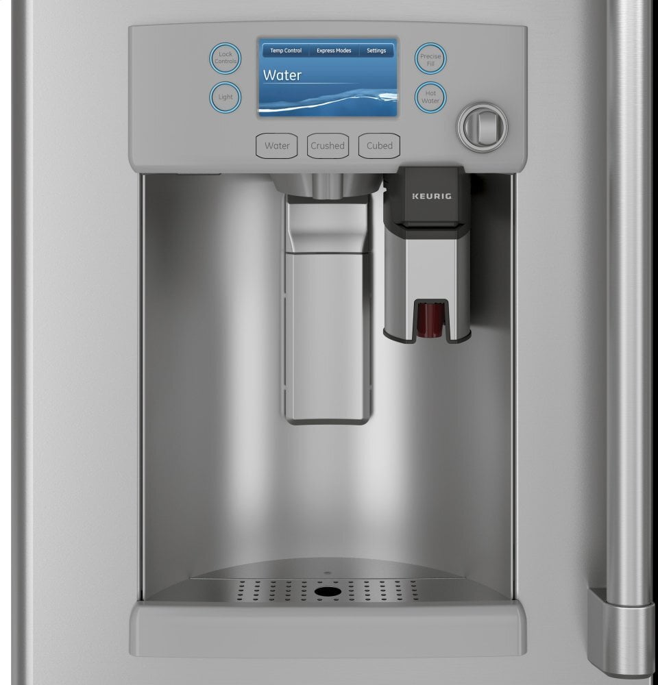 Cafe CFE28UP2MS1 Café Energy Star® 27.8 Cu. Ft. Smart French-Door Refrigerator With Keurig® K-Cup® Brewing System