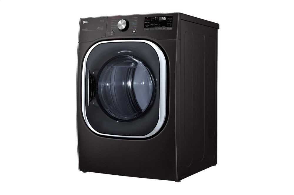 Lg DLGX4501B 7.4 Cu. Ft. Ultra Large Capacity Smart Wi-Fi Enabled Front Load Gas Dryer With Turbosteam™ And Built-In Intelligence