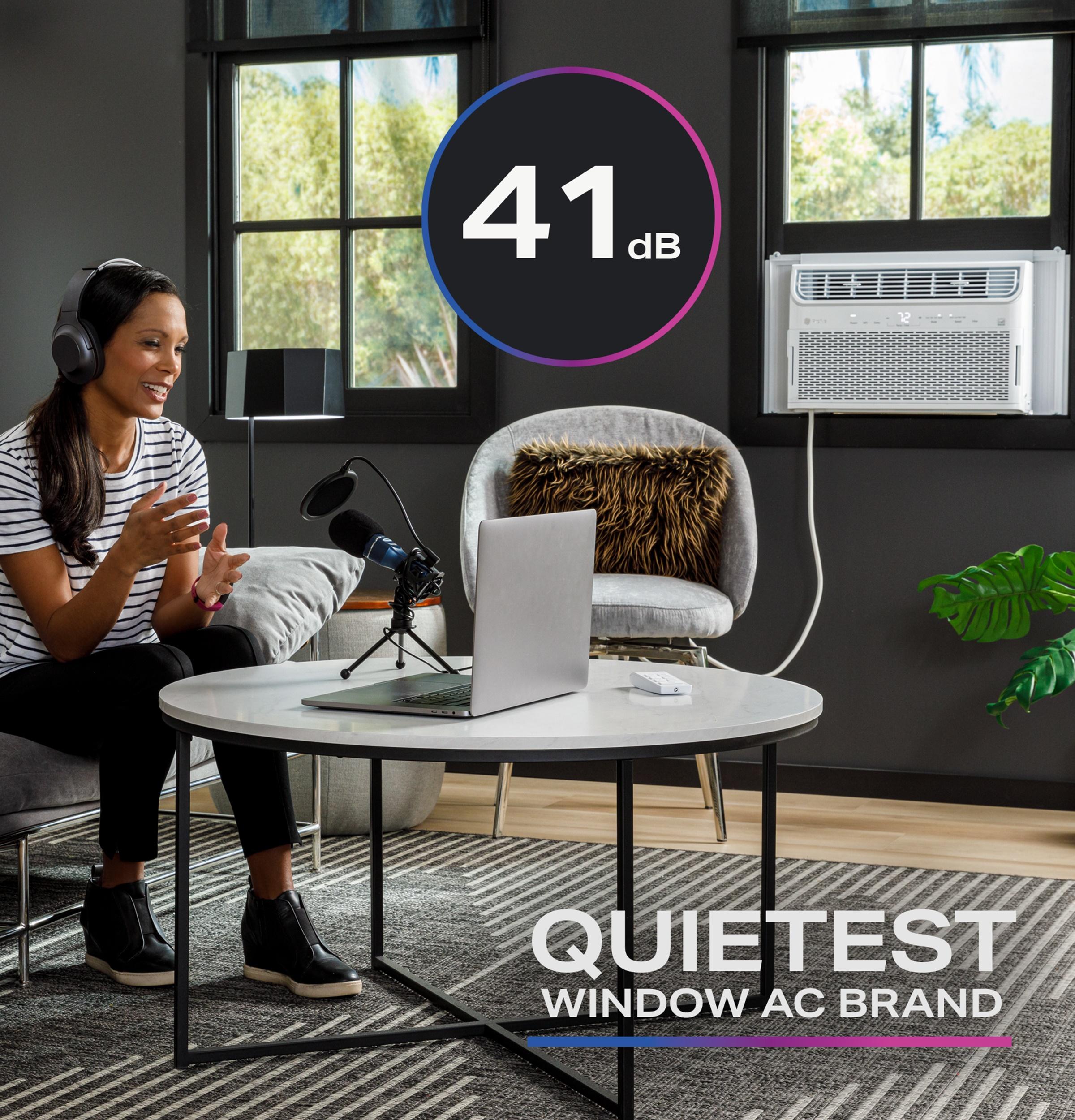 Ge Appliances AHTR14AC Ge Profile™ 13,500 Btu Inverter Smart Ultra Quiet Window Air Conditioner For Large Rooms Up To 700 Sq. Ft., Energy Star®