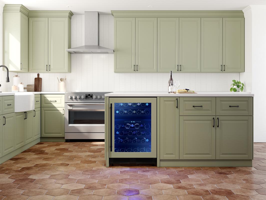Zephyr PRW24C02CPG 24" Panel Ready Dual Zone Wine Cooler