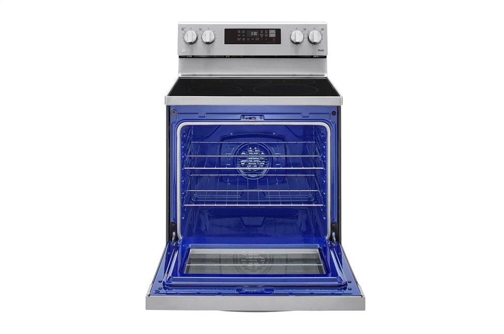 Lg LREL6323S 6.3 Cu Ft. Smart Wi-Fi Enabled Fan Convection Electric Range With Air Fry & Easyclean®