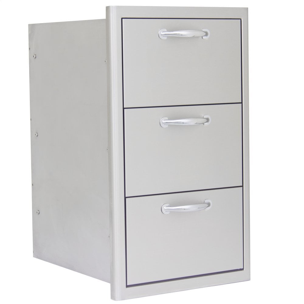 Blaze Grills BLZDRW3R Blaze 16 Inch Triple Access Drawer