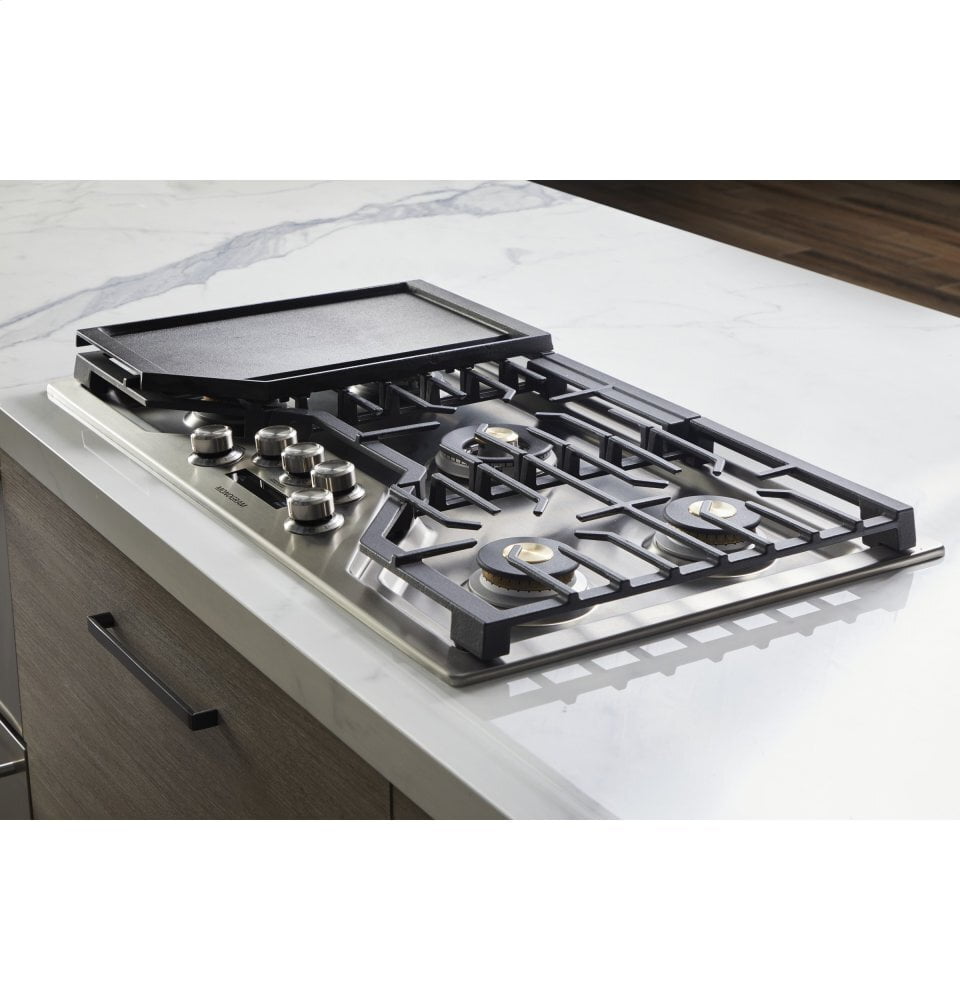 Monogram ZGU36ESLSS Monogram 36" Smart Deep-Recessed Gas Cooktop (Natural Gas)