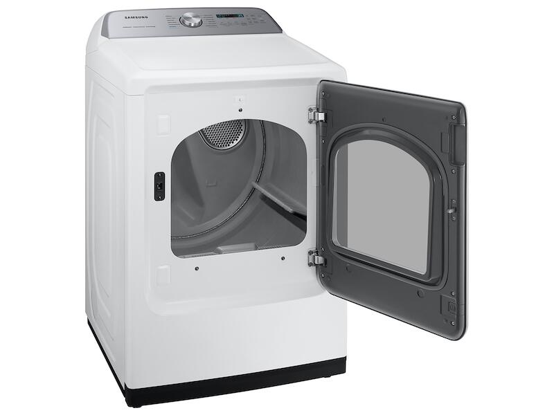 Samsung DVG52A5500W 7.4 Cu. Ft. Smart Gas Dryer With Steam Sanitize+ In White