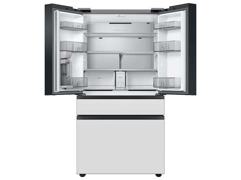 Samsung RF23BB820012 Bespoke 4-Door French Door Refrigerator (23 Cu. Ft.) With Autofill Water Pitcher In White Glass