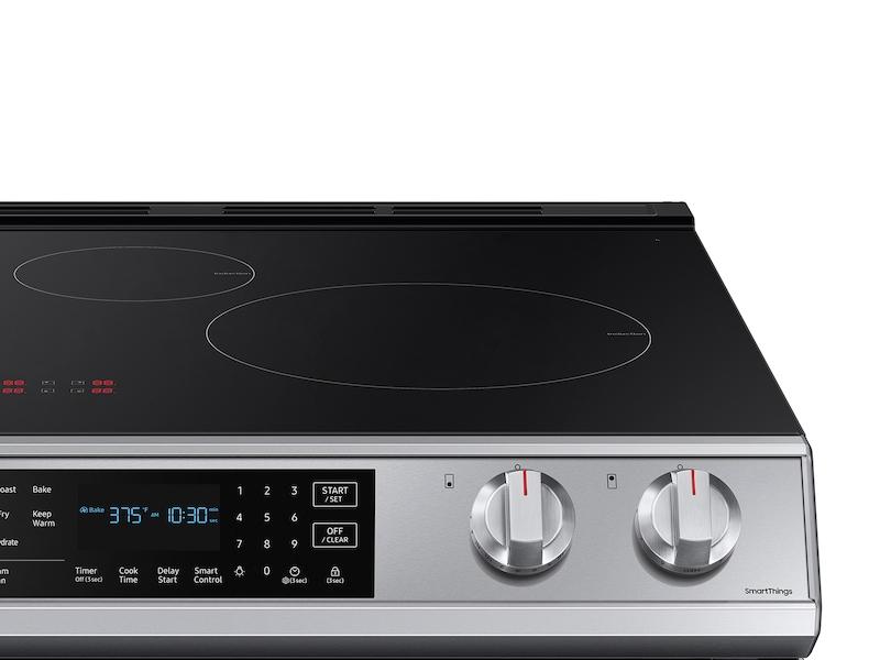 Samsung NE63B8611SS 6.3 Cu. Ft. Smart Instant Heat Induction Slide-In Range With Air Fry & Convection+ In Stainless Steel