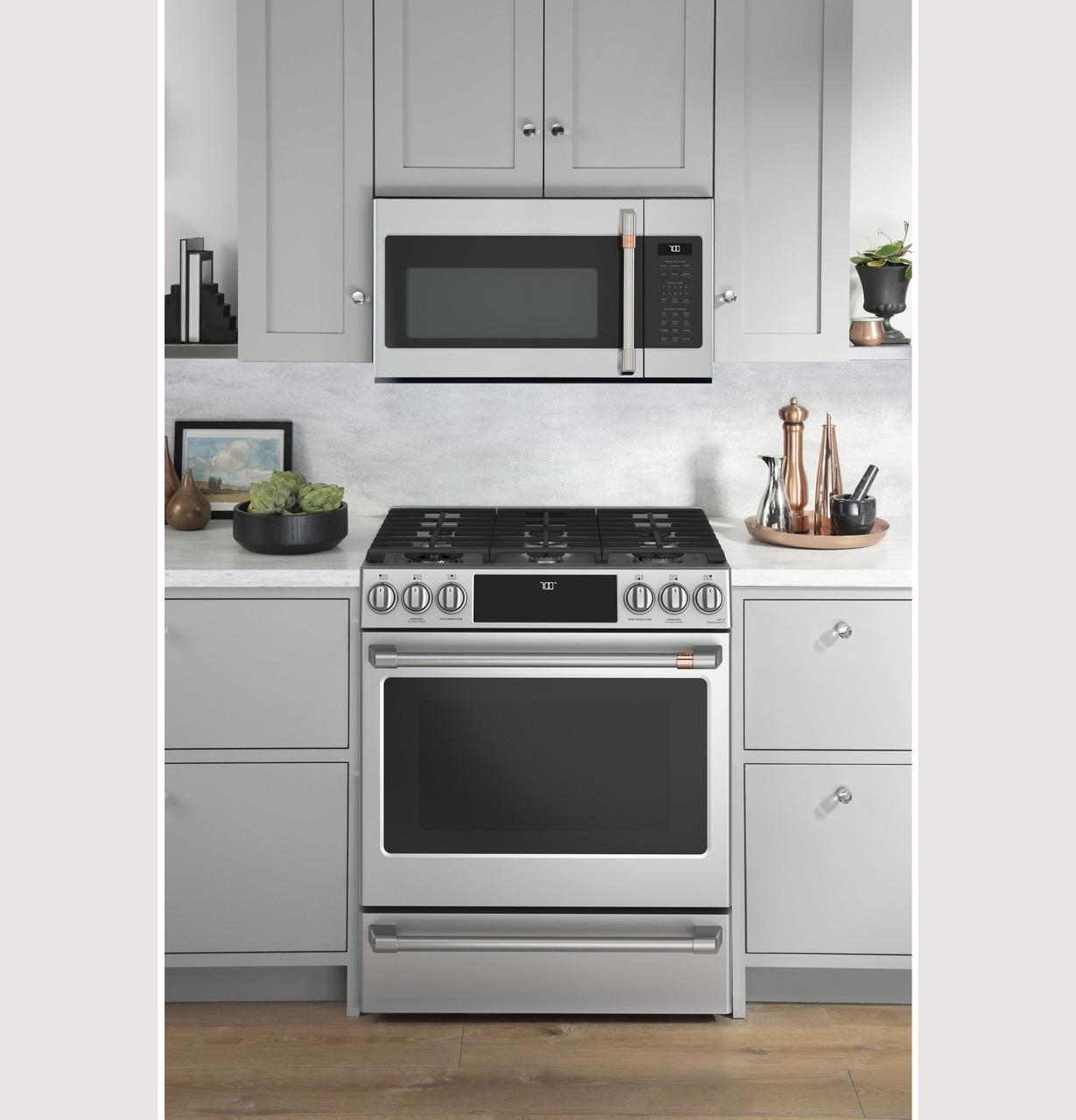 Cafe CVM519P2PS1 Café™ 1.9 Cu. Ft. Over-The-Range Microwave Oven