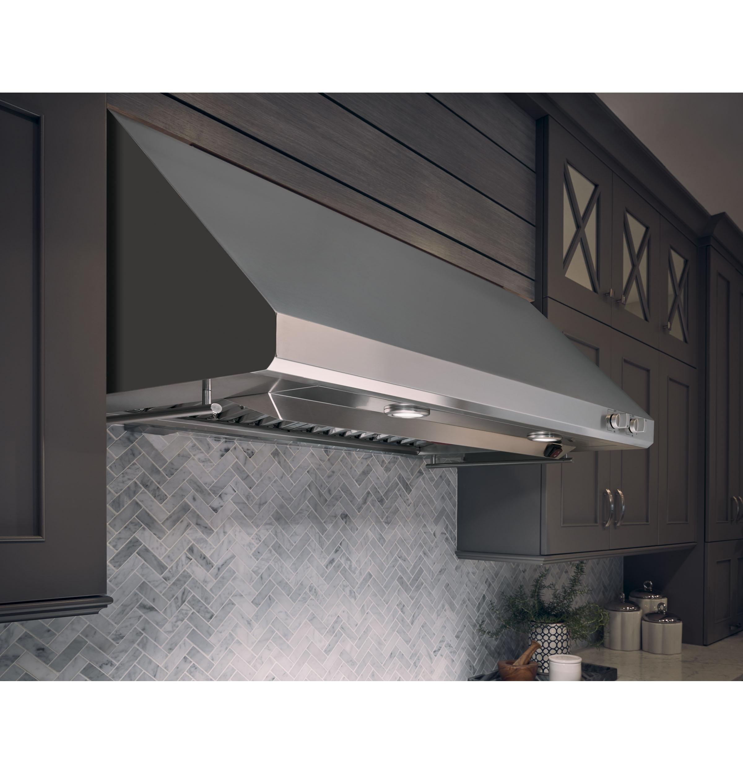 Monogram ZV48SSJSS Monogram 48" Stainless Steel Professional Hood