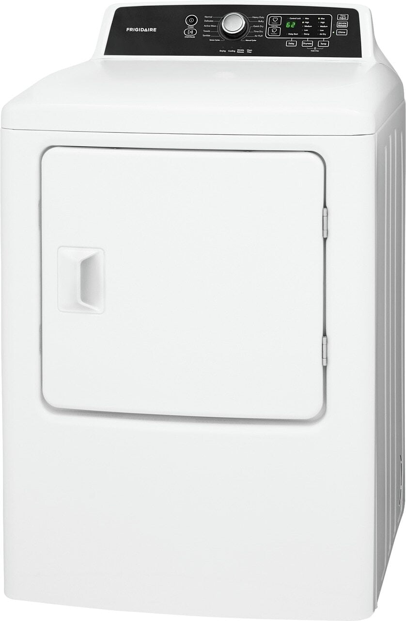 Frigidaire FFRE4120SW Frigidaire 6.7 Cu. Ft. Free Standing Electric Dryer