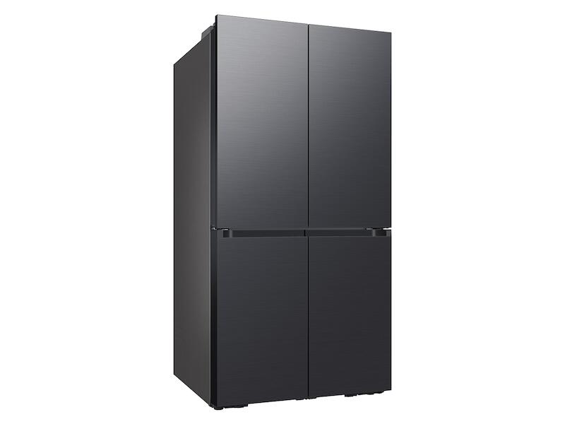 Samsung RF29A9675MT 29 Cu. Ft. Smart Bespoke 4-Door Flex™ Refrigerator With Customizable Panel Colors In Matte Black Steel