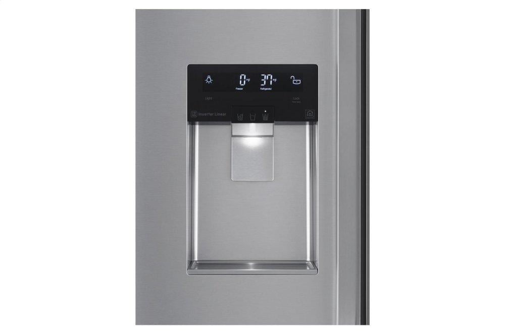 Lg LSSB2692ST Lg Studio 26 Cu. Ft. Smart Wi-Fi Enabled Side-By-Side Refrigerator