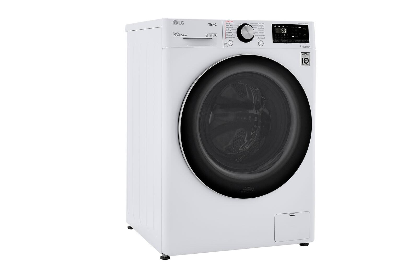 Lg WM3555HWA 2.4 Cu.Ft. Smart Wi-Fi Enabled Compact Front Load All-In-One Electric Washer/Dryer Combo With Built-In Intelligence