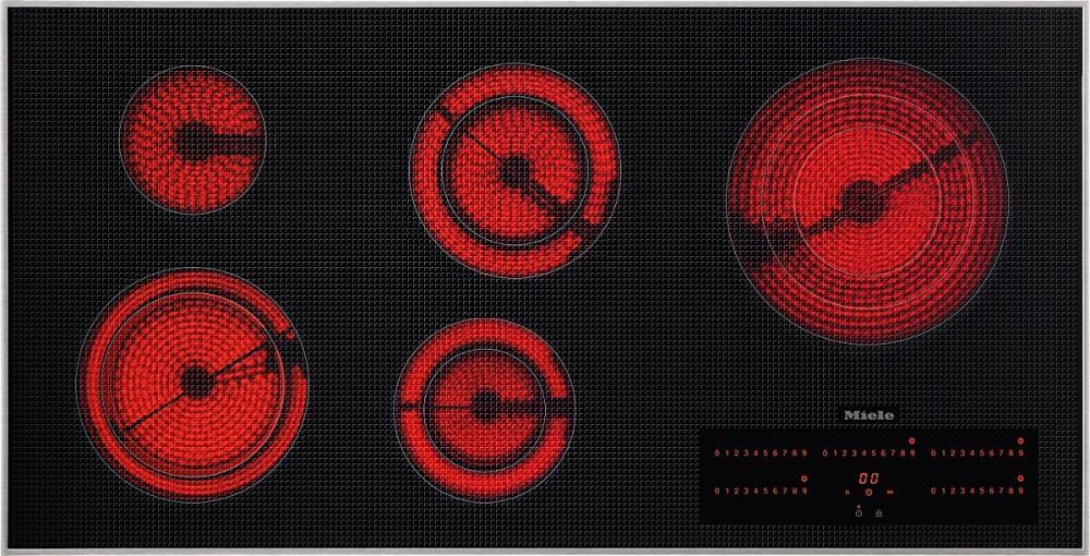 Miele KM5880208V Km 5880 208V Electric Cooktop In Maximum Width For The Best Possible Cooking And User Convenience.
