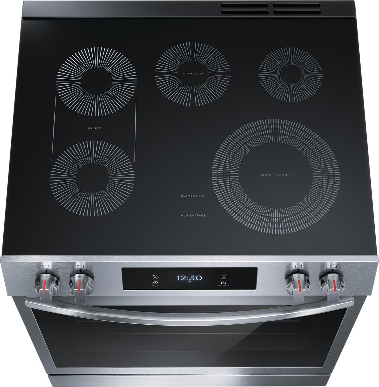 Frigidaire GCFE3060BF Frigidaire Gallery 30" Front Control Electric Range With Total Convection