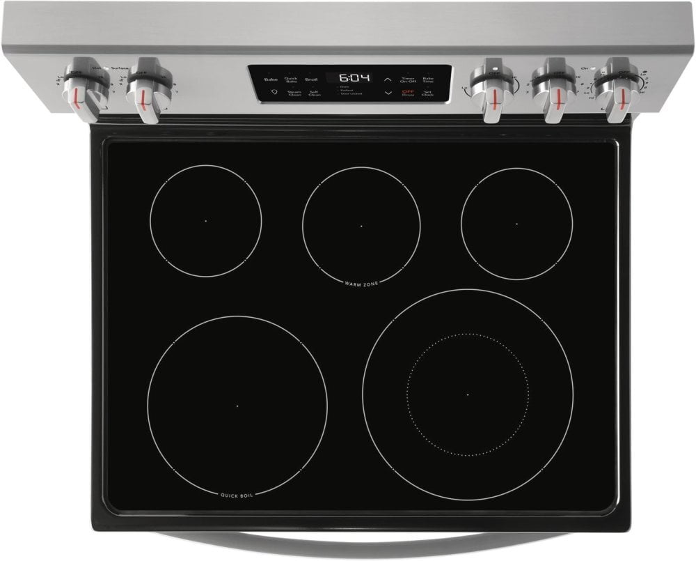 Frigidaire GCRE3038AF Frigidaire Gallery 30'' Freestanding Electric Range With Steam Clean