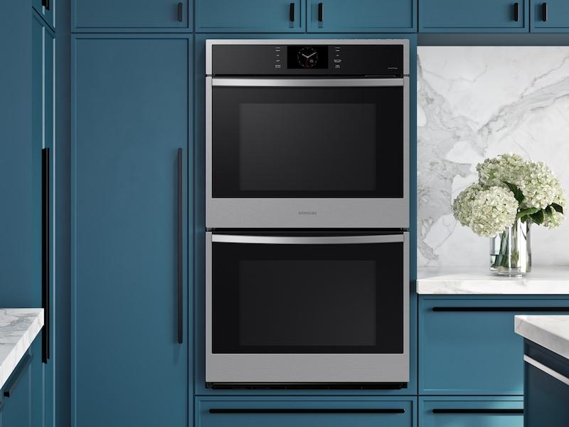 Samsung NV51CG600DSR 30" Double Wall Oven With Steam Cook In Stainless Steel