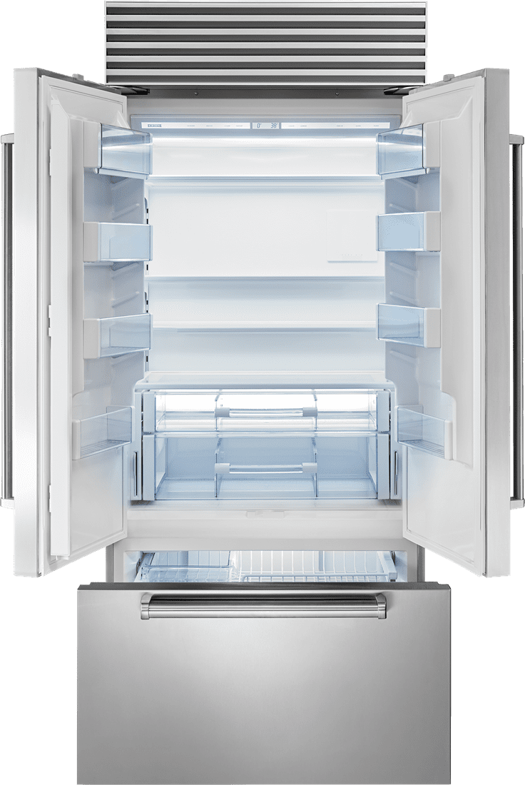 Sub-Zero BI36UFDIDO 36" Classic French Door Refrigerator/Freezer With Internal Dispenser - Panel Ready