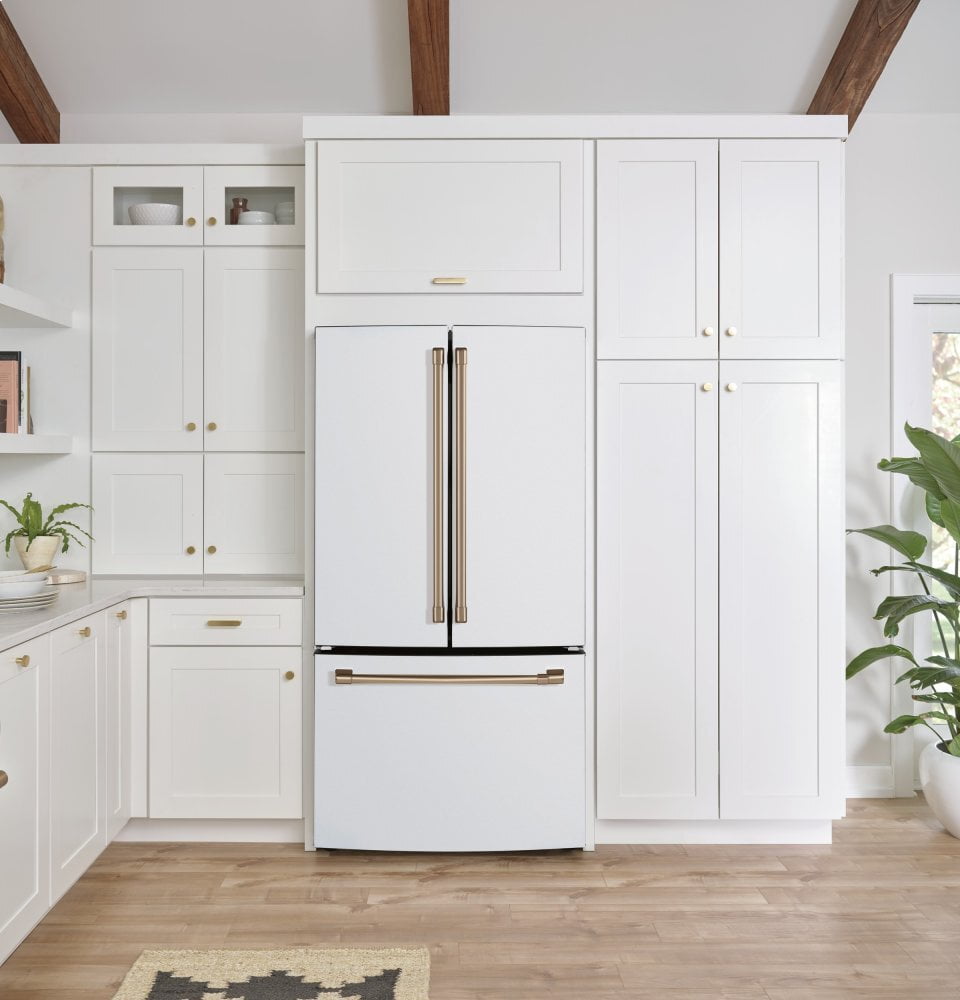 Cafe CWE19SP4NW2 Café Energy Star® 18.6 Cu. Ft. Counter-Depth French-Door Refrigerator