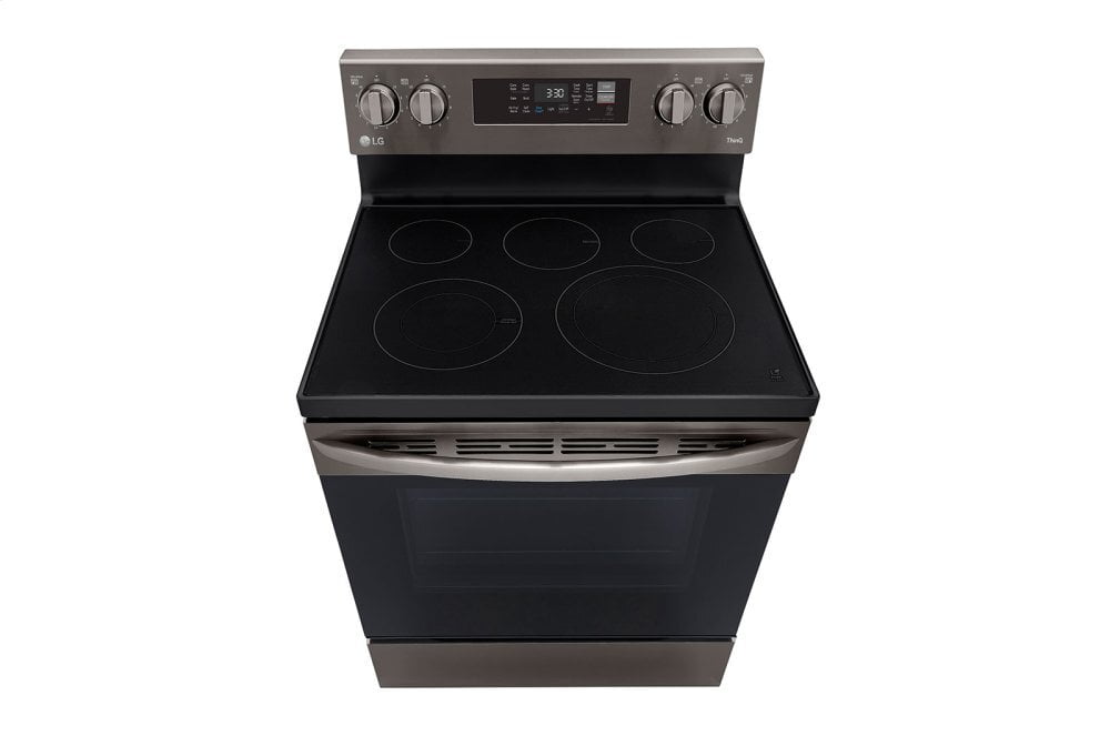 Lg LREL6323D 6.3 Cu Ft. Smart Wi-Fi Enabled Fan Convection Electric Range With Air Fry & Easyclean®