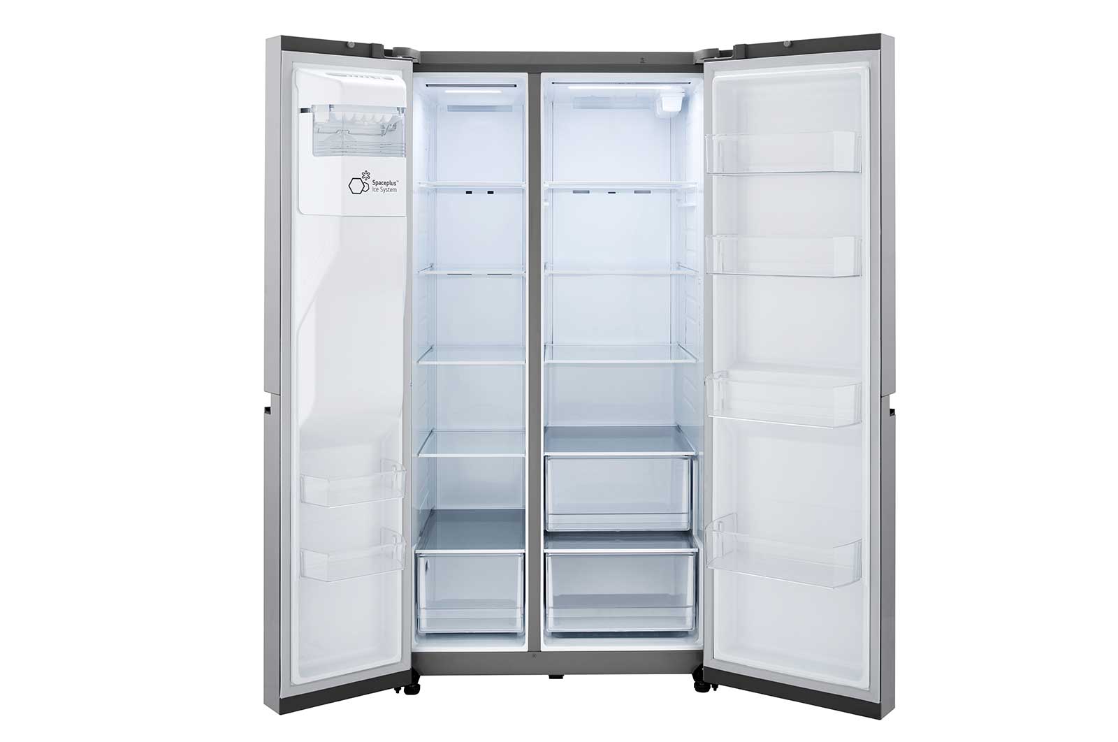 Lg LRSXS2706S 27 Cu. Ft. Side-By-Side Refrigerator With Smooth Touch Ice Dispenser