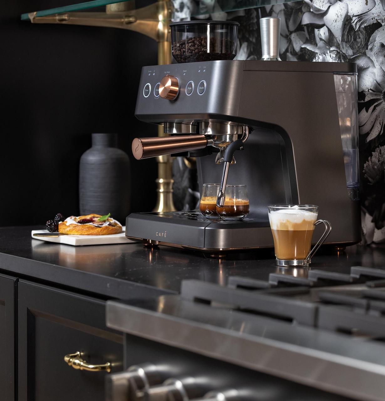 Cafe C7CESAS4RW3 Café™ Bellissimo Semi Automatic Espresso Machine + Frother