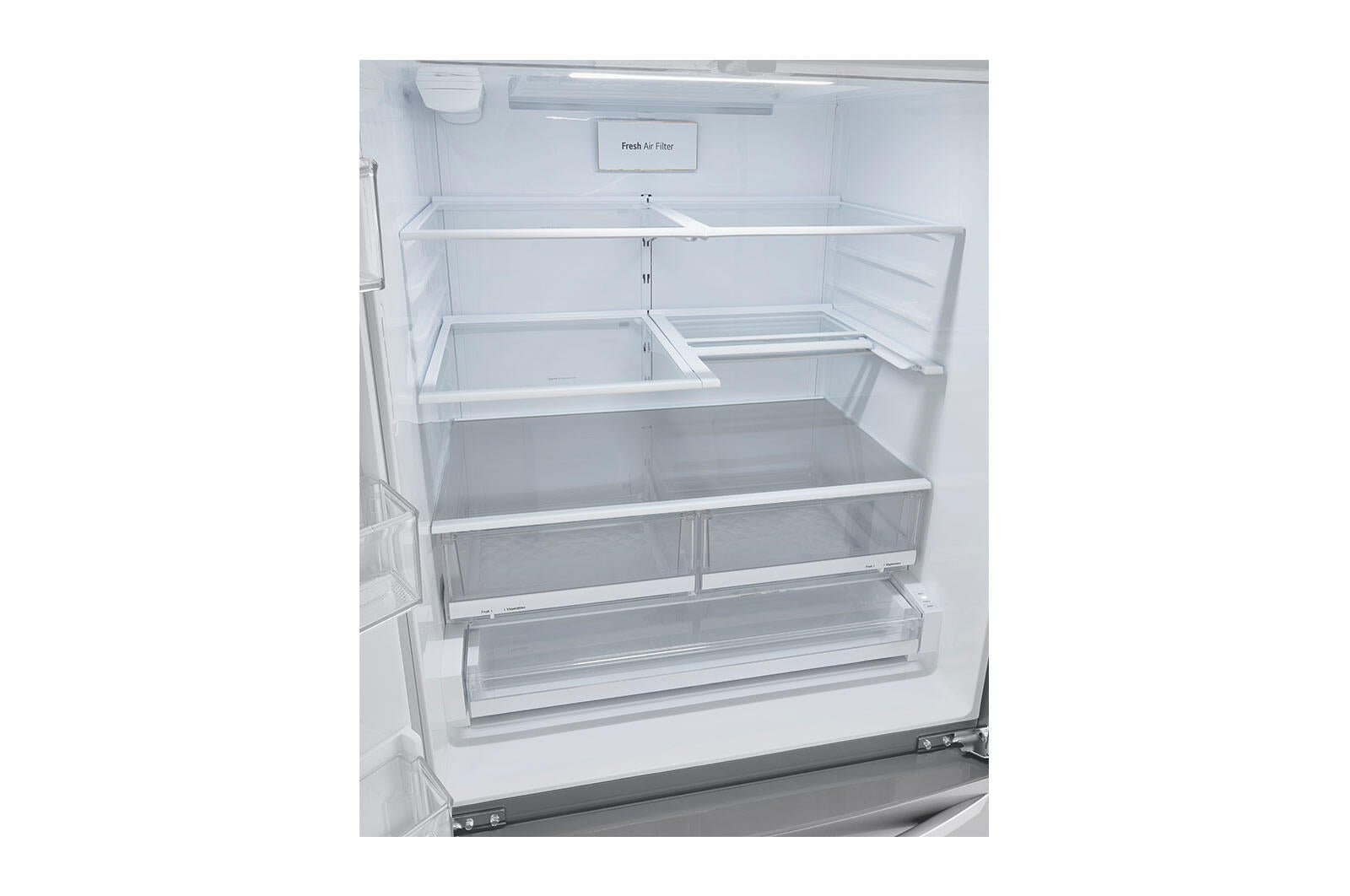 Lg LMXC22626S 22 Cu Ft. Smart Counter Depth Double Freezer Refrigerator