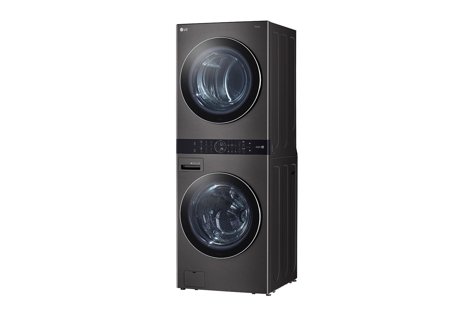 Lg WKEX200HBA Single Unit Front Load Lg Washtower™ With Center Control™ 4.5 Cu. Ft. Washer And 7.4 Cu. Ft. Electric Dryer
