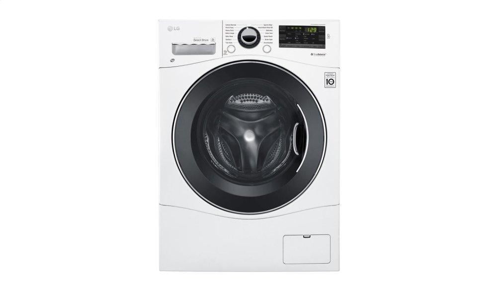 Lg WM1388HW 2.3 Cu. Ft. Capacity 24" Compact Front Load Washer W/ Nfc Tag On